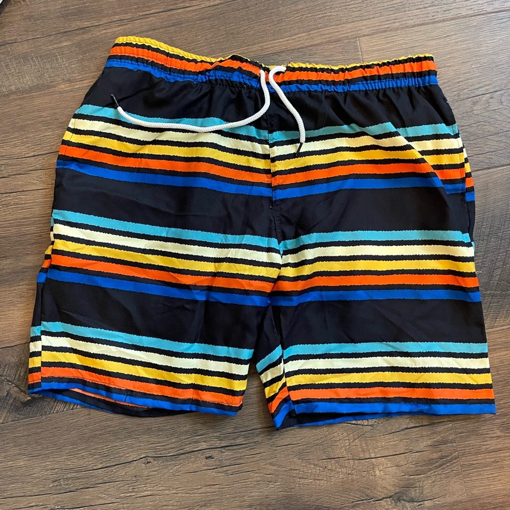 Multicolor boy swim trunks NWOT